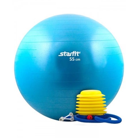 Мяч гимнастический StarFit GB-102 55 см с насосом 