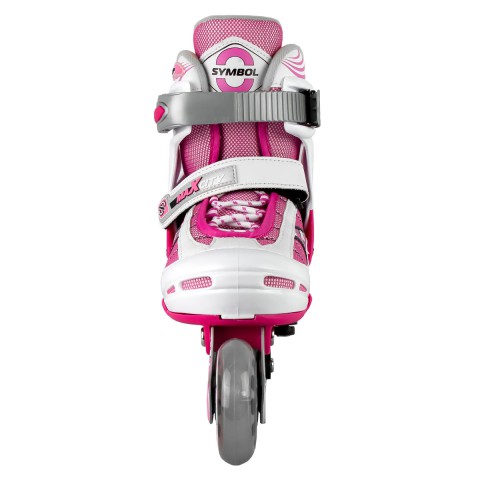 Роликовые коньки детские раздвижные MAXCITY Symbol pink 