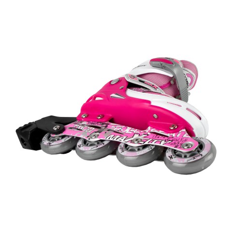 Роликовые коньки детские раздвижные MAXCITY Symbol pink 