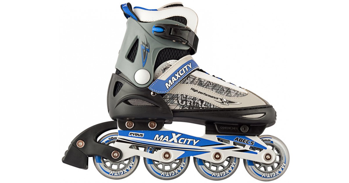 Роликовые коньки раздвижные MAXCITY Pyrus blue