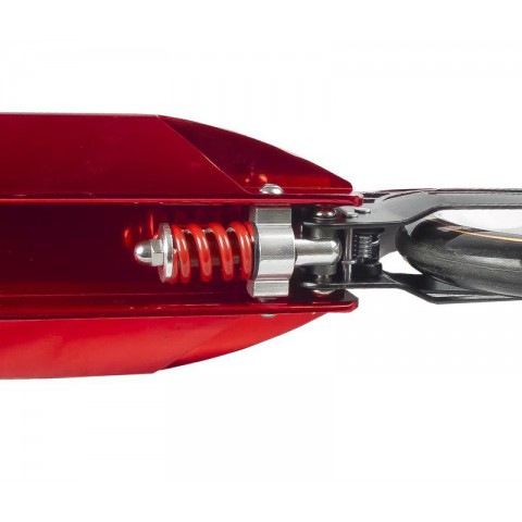Самокат MaxCity Braker красный с двумя амортизаторами
