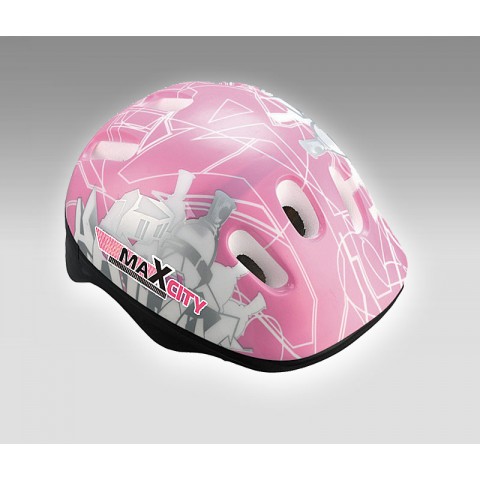 Шлем для роликов детский MAXCITY Baby City Pink