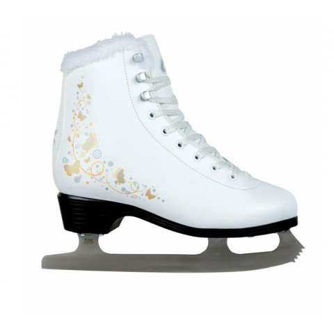 Фигурные коньки CK-SF2201 Gold (фонарик в подарок)