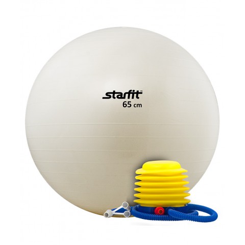 Мяч гимнастический StarFit GB-102 65 см с насосом 