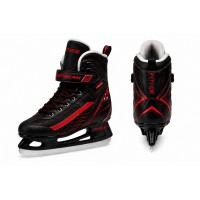 Мужские коньки для активного фитнесс-катания FITICE NORDSTREAM BLACK / RED