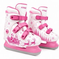 Прокатные коньки FITICE NEW YEAR PINK