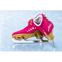 Коньки фигурные Rental 3.0 Fuxia-Gold