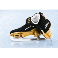 Коньки фигурные Rental 3.0 Black-Gold