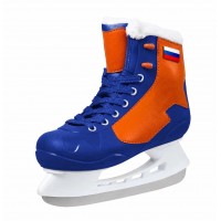 Прокатные коньки Fitice Rental Fur Blue