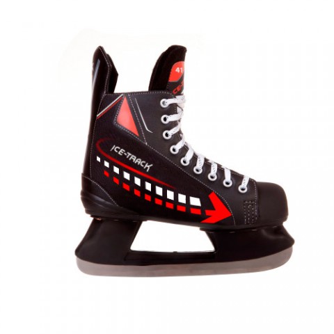 Хоккейные прокатные коньки Rental 2 Red/ Black