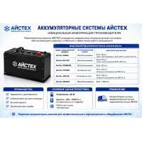 Аккумуляторные батареи для ледозаливочных машин АйсТех