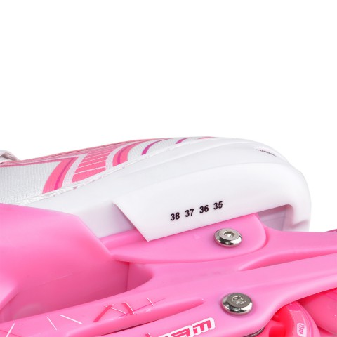 Раздвижные роликовые коньки RGX X-TEAM pink