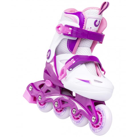 Роликовые коньки детские раздвижные Ridex Cricket Purple