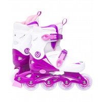 Роликовые коньки детские раздвижные Ridex Cricket Purple