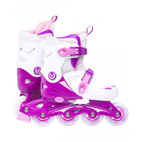 Роликовые коньки детские раздвижные Ridex Cricket Purple