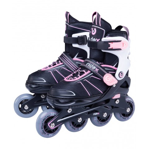 Роликовые коньки детские раздвижные Ridex Halo Pink