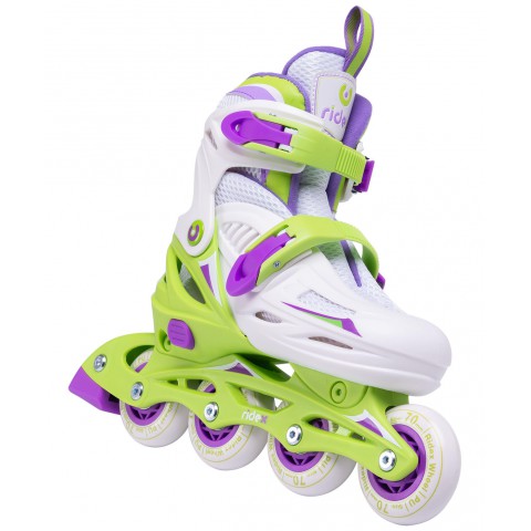 Роликовые коньки детские раздвижные Ridex Cricket Green
