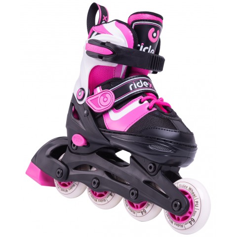 Роликовые коньки детские раздвижные Ridex Joker Pink