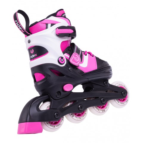 Роликовые коньки детские раздвижные Ridex Joker Pink