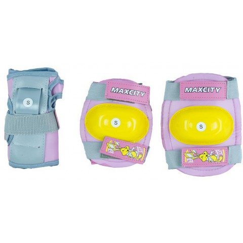 Защита для роликов детская MAXCITY LITTLE RABBIT pink